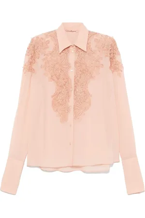 ERMANNO SCERVINO Camisa con detalle de encaje