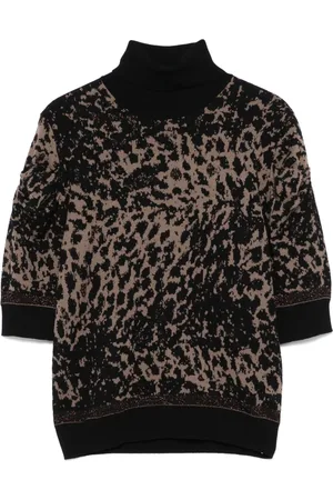 Liu Jo Playera con estampado de leopardo