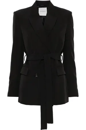 Ermanno Firenze Blazer con cinturón