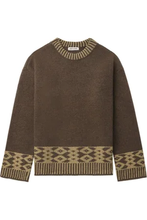 Low Classic Suéter tejido en intarsia