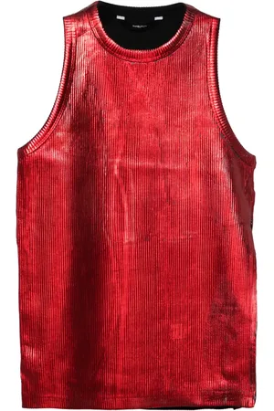 pushBUTTON Camiseta con efecto metalizado