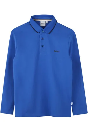 HUGO BOSS Playera tipo polo manga larga
