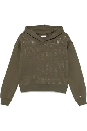 Liu Jo Hoodie con logo de detalles strass
