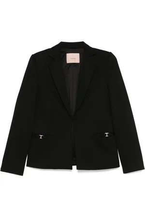 Twin-Set Blazer con logo Oval T