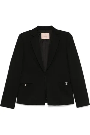 Twin-Set Blazer con logo Oval T
