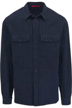 ISAIA Camisa con rayas estampadas