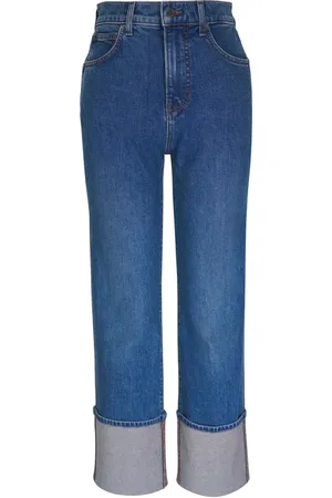VERONICA BEARD Jeans con bordes plegables