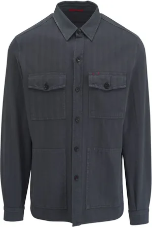 ISAIA Camisa con rayas estampadas