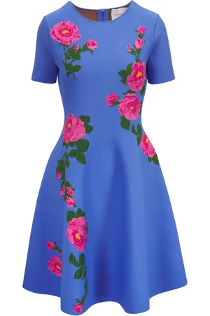 Carolina Herrera Vestido midi en jacquard