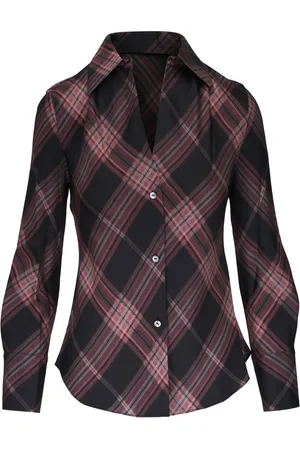Vince Camisa con motivo de cuadros