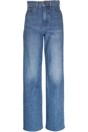 VERONICA BEARD Jeans rectos con tiro alto