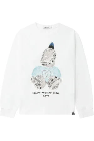 SJYP Sudadera con sello gráfico