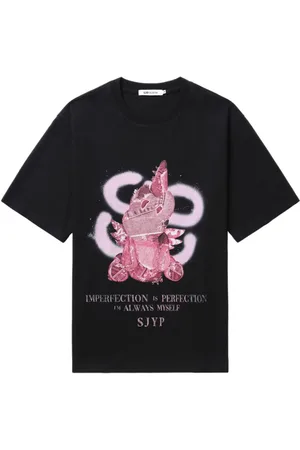 SJYP Playera con estampado gráfico
