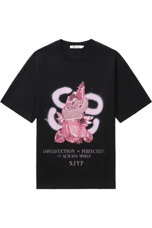 SJYP Playera con estampado gráfico