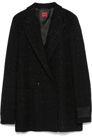 HUGO BOSS Blazer con hilos metalizados