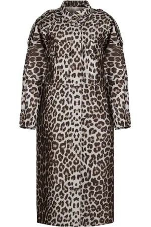 ZIMMERMANN Abrigo con animal print