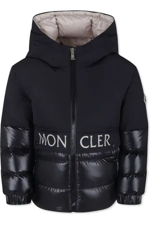 Moncler Chamarra capitonada con parche del logo