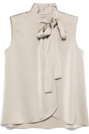 BLANCA Top satinado