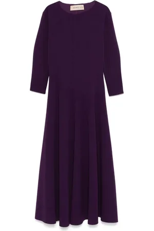 BLANCA Vestido midi texturizado