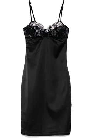 Oseree Vestido con detalles de cristal