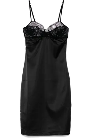 Oseree Vestido con detalles de cristal
