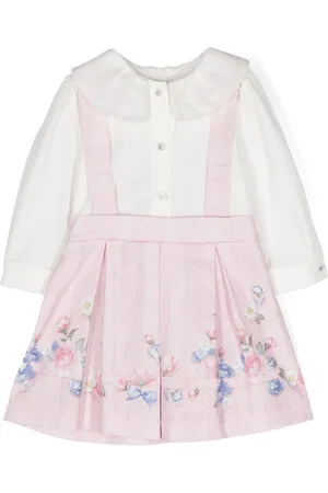 Lapin House Vestido con paneles y estampado floral