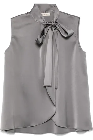 BLANCA Top satinado