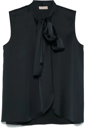 BLANCA Top satinado