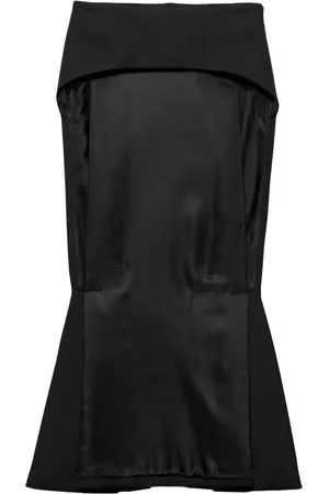 Prada Falda midi con diseño reconstruido