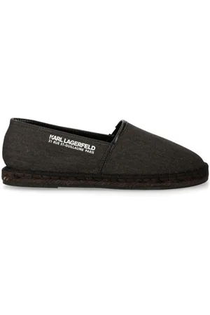 Karl Lagerfeld Alpargatas con logo bordado