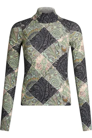 Etro Suéter con estampado de cachemira