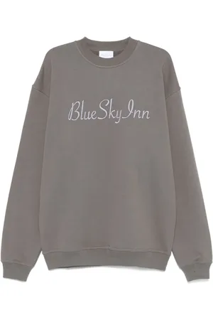 BLUE SKY INN Sudadera con cuello redondo y logo bordado