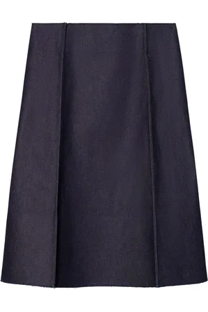 Tory Burch Falda de mezclilla con cintura alta