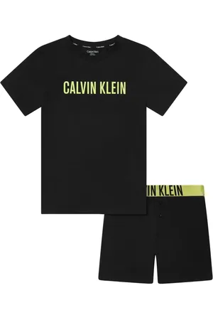 Calvin Klein Set de bóxeres y playera con logo estampado
