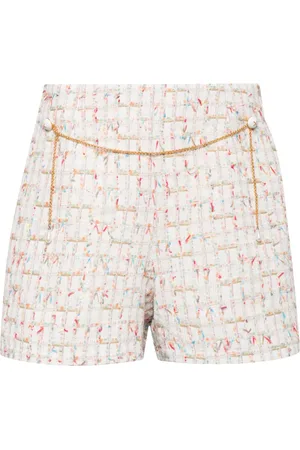 Edward Achour Paris Shorts de vestir con cadena