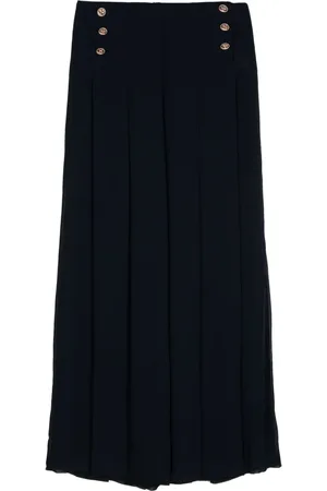 Edward Achour Paris Pantalones anchos con botones