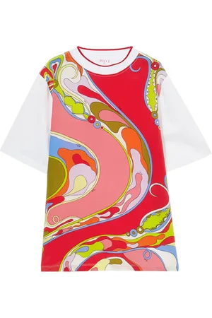 Puccini Playera con estampado Orchidee