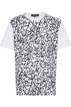 Comme des Garçons Playera con estampado gráfico