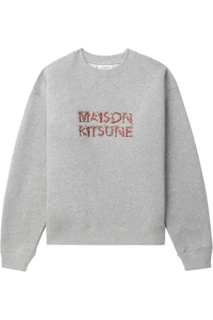 Maison Kitsuné Sudadera con logo bordado