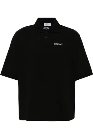 OFF-WHITE Playera tipo polo con logo estampado