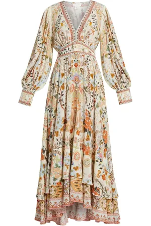 Camilla Vestido largo con estampado In Honor of Heirlooms