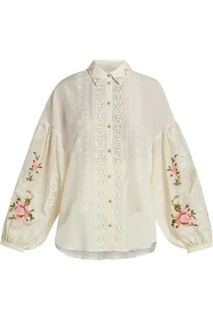 Camilla Camisa con bordado floral