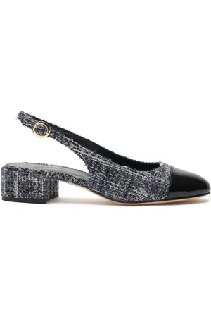 Scarosso Zapatillas Coco Blue Tweed con tacón de 35mm