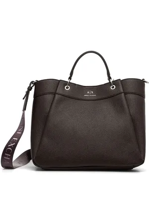 Armani Exchange Tote con sello del logo