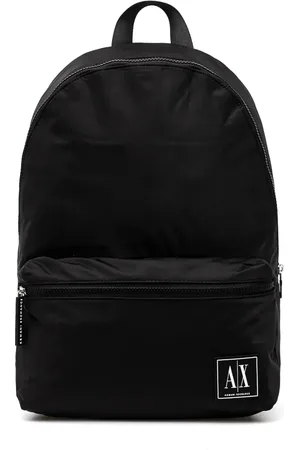 Armani Exchange Mochila con parche del logo