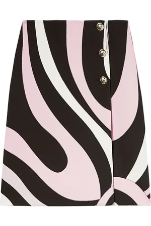 Puccini Falda midi con estampado abstracto