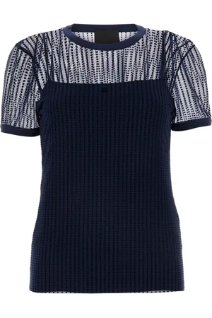 Givenchy Playera de tul con motivo de lunares