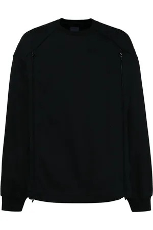 JUUN.J Sudadera de malla con diseño de dos tonos