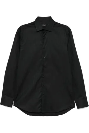 Etro Camisa con motivo de cachemira en jacquard