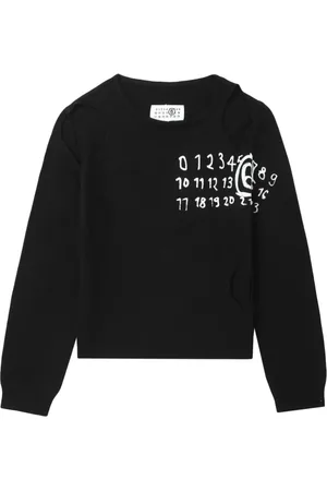 Maison Margiela Suéter con números estampados